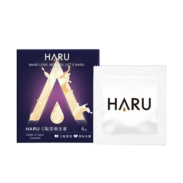 HARU G點型保險套 G-SPOT-4入組