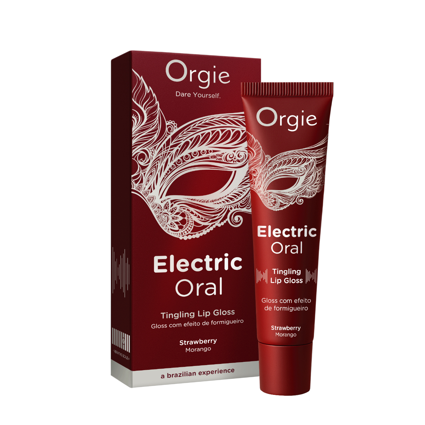 Orgie｜Electric Oral Tingling Lip Gloss 電吻 酥麻跳跳口愛液 草莓味 10ml