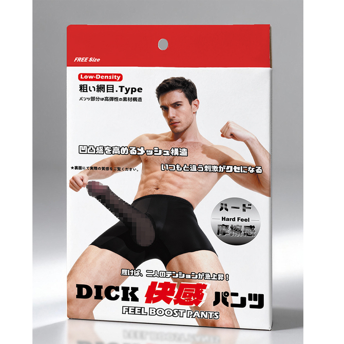 Premium｜【DICK快感內褲】粗網眼款 黑色