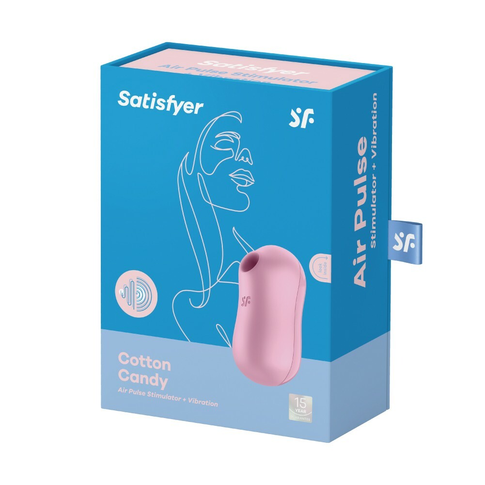 Satisfyer｜ Cotton Candy 吸吮陰蒂震動器 (丁香紫)