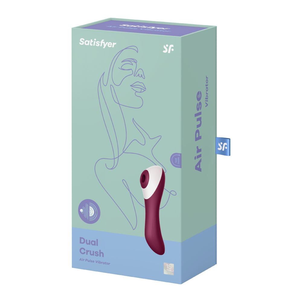 Satisfyer｜ Dual Crush 陰蒂吸吮 震動按摩棒
