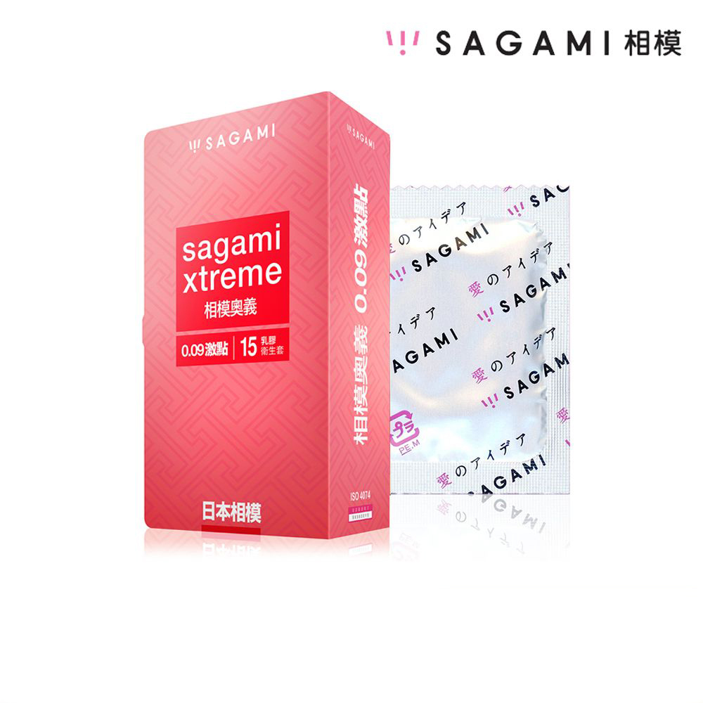 Sagami｜相模 奧義 衛生套 保險套 0.09激點型(加厚) 15入